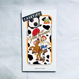 Casetify X เคสนิ่ม ขอบส้ม สําหรับ IPhone 14 13 12 11 Pro MAX Mini XS MAX XR X SE 6 6S 7 8 Plus