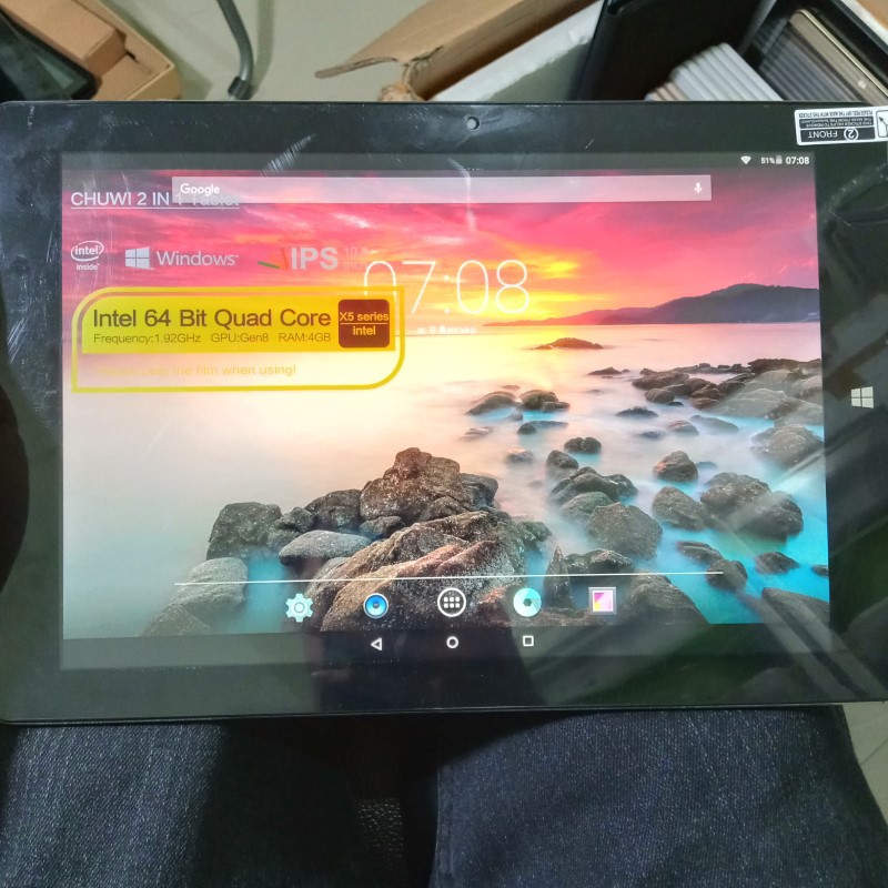 (สินค้ามือ 2) แท็บเล็ตมือสองสภาพดี Android/windows Tablet Chuwi hi10 Plus สีเทา ราคาถูก - 2