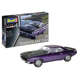 พลาสติก โมเดล ประกอบ REVELL สเกล 1/25 70 Plymouth AAR Cuda