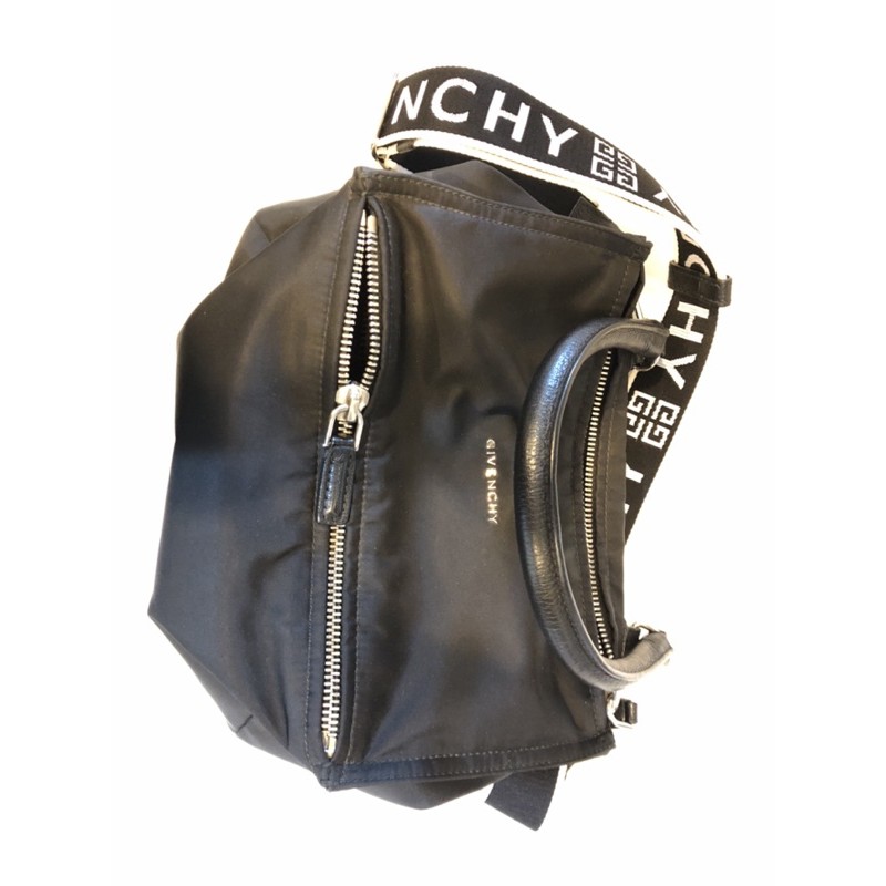 Used Givenchy Small Pandora Bag in Black Nylon