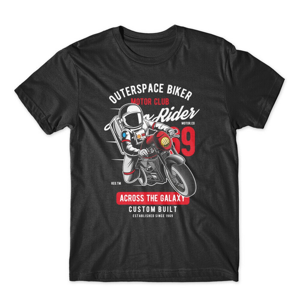 Mens Appreal Outerspace Biker Inspire เสื้อยืดผู้ชาย Diy Shop พิมพ์