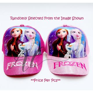 หมวกเบสบอล ลาย Angel Baby Frozen 2 Elsa Anna 3D สําหรับเด็ก