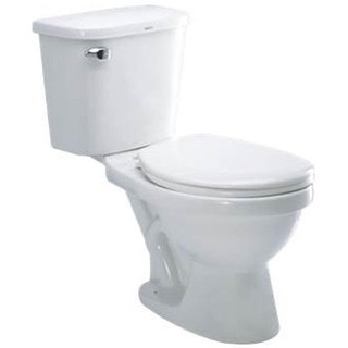 Sanitary ware 2-PIECE TOILET NC-7530W-A 4.5L WHITE sanitary ware toilet สุขภัณฑ์นั่งราบ สุขภัณฑ์ 2 ชิ้น NASCO NC-7530W-A