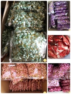 Missribbinโบว์จิ๋วมัดลวด 12มิล 100ชิ้น (ผ้าต่วน) (1/2) ขายส่ง ราคาดีที่สุด - Made in Thailand