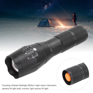 5W LED Infrared Flashlight Highlight 850NM Night Vision Focusing Filling Torch