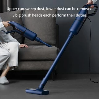 Deerma เครื่องดูดฝุ่น DX1000 แรงดูด16KPA vacuum cleaner แบบมือถือ 2in1 เครื่องดูดฝุ่นบ้าน
