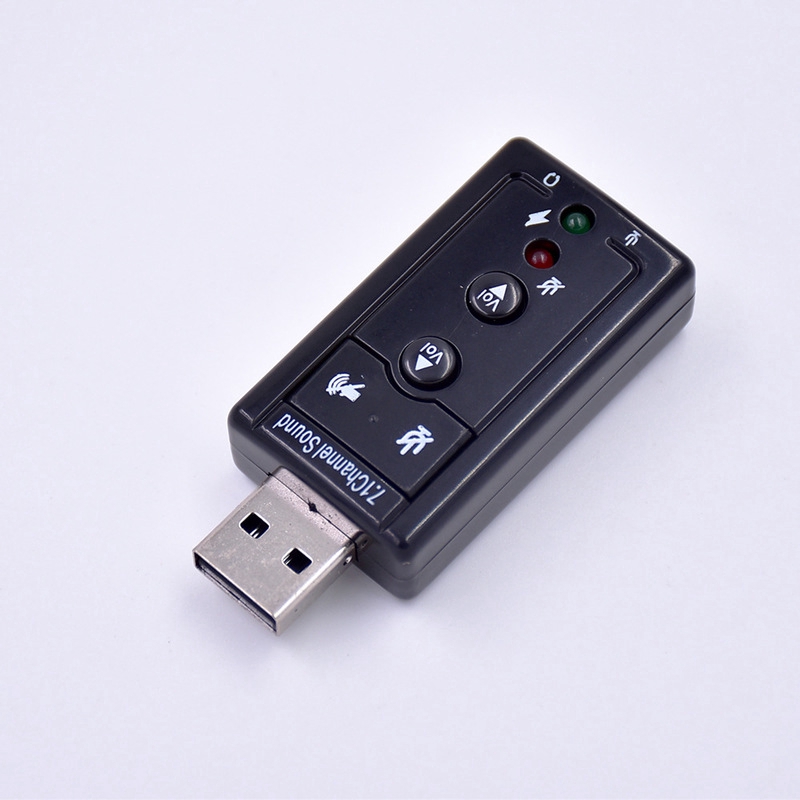 ซาวน์การ์ด USB 7.1 ฟรีการ์ดเสียงภายนอก