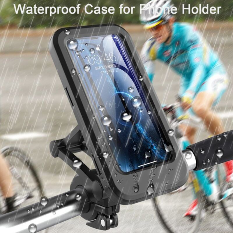 WaterProof Motorcycle Holder ที่ใส่โทรศัพท์มือถือกันน้ำ ที่ยึดโทรศัพท์ ที่จับโทรศัพท์ สำหรับมอเตอร์ไซด์และ จักรยาน