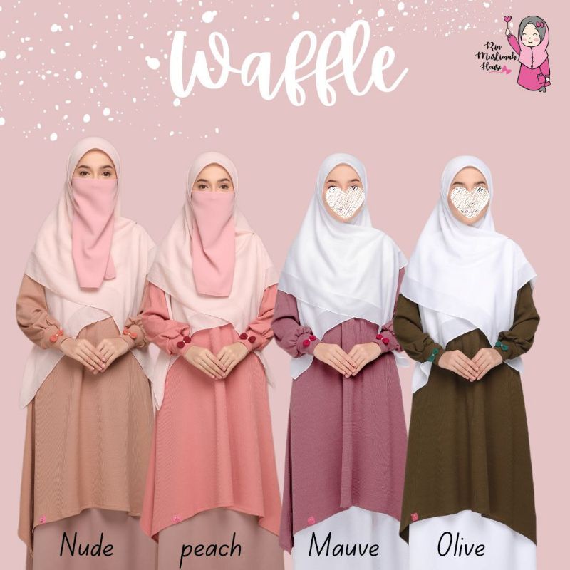 ️Blouse HAGIA WAFFLE ️ โดย Ria Muslimah House