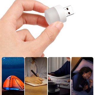 【ไฟกลางคืน Usb】โคมไฟตั้งโต๊ะ LED ขนาดเล็ก ทรงกลม ชาร์จ USB ถนอมสายตา สําหรับอ่านหนังสือ บ้าน