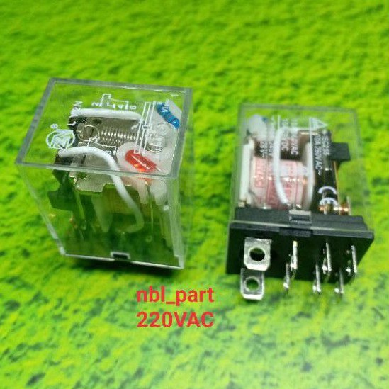 รีเลย์ ZN (LY2N/220V) 8pin 220Vac ขาจาน
