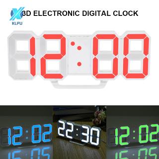 นาฬิกาดิจิตอลติดผนัง 3 d led ขนาดใหญ่