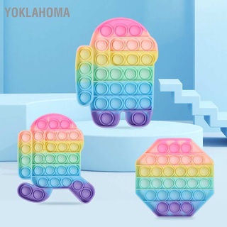 YOklahoma Bubble Squeeze Toy Colour Silica Gel Soft Delicate Sensory Decompression for Party Toys