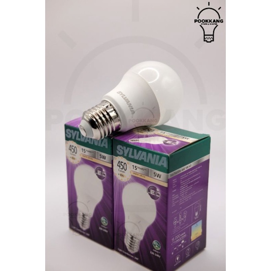 หลอด led bulb5wแสงขาวและ 8w E27 แสงขาว Sylvania