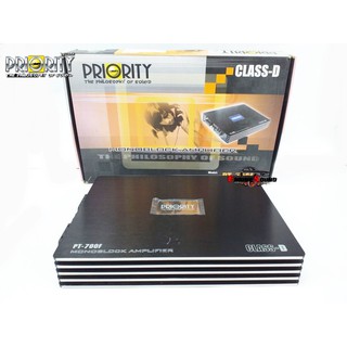 พาวเวอร์แอมป์ คลาสดี CLASS D PRIORITY PT-700F MONO BLOCK เพาเวอร์แอมป์ CLASS D ขุมพลัง 700 วัตต์ RMS