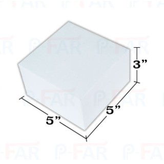 กล่องเค้กแม๊ค ขนาด 5 x 5 x 3 นิ้ว 100ใบ/แพ็ค MP023_INH107