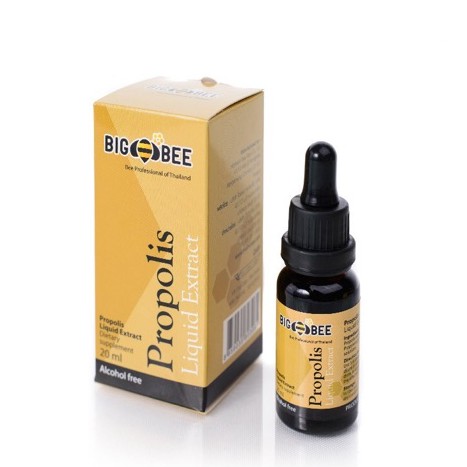 Big bee Propolis liquid (สูตรน้ำไม่มีแอลกอฮอล์) 20มล.