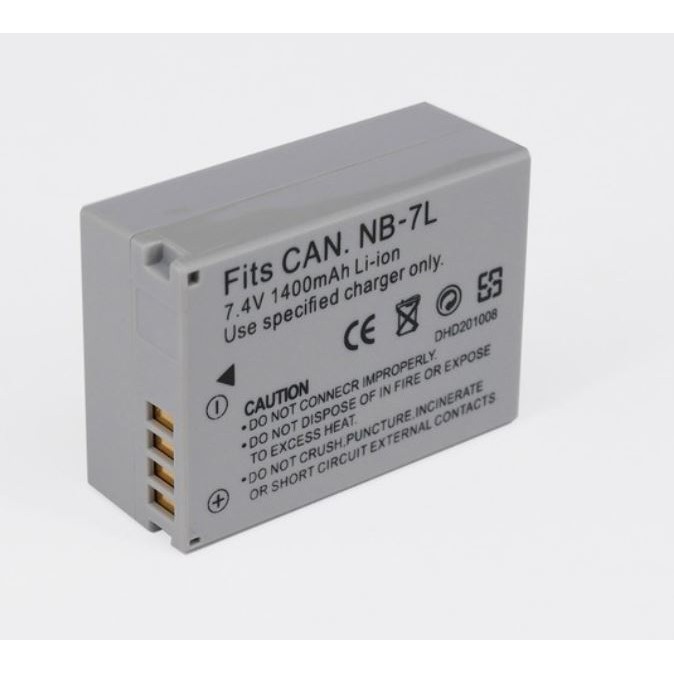 แบตกล้อง CANON NB7L For Canon PowerShot G10 G11 G12 SX30 SX30IS Camera Batteries 1Pcs 1400mah