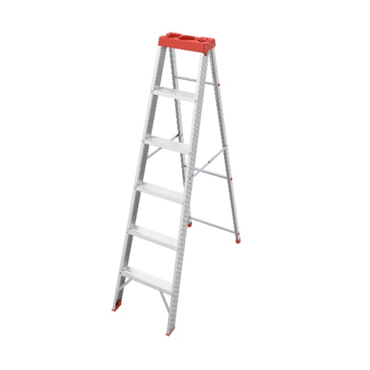 GlobalHouse HUMMER บันไดอลูมิเนียม รุ่นมาตรฐานแบบมีถาด 6 ขั้น  GB4204-6C สินค้าของแท้คุณภาพดี