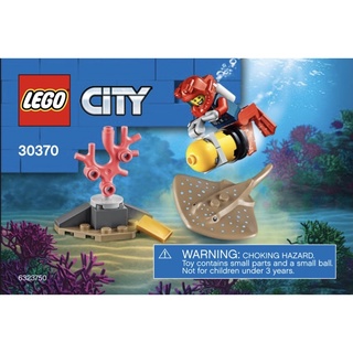 Lego 30370 Ocean Diver, supporting National Grographic Explorers เลโก้ นักดำน้ำ ของแท้ มือ1 ถุงซีล ของเล่น ของสะสม