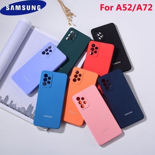 เคสโทรศัพท์มือถือ ซิลิโคนนิ่ม แบบเต็มรูปแบบ สําหรับ Samsung Galaxy A52 A72 4G 5G