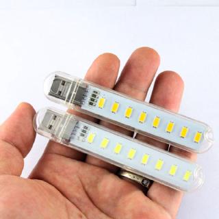 5 v usb led night light 8 led 4 w หลอดไฟอ่านหนังสือสําหรับโทรศัพท์มือถือ