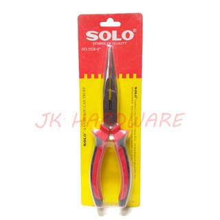 คีมปากแหลม 8 นิ้ว SOLO 5528-8