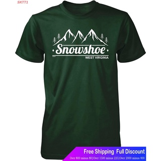 SKTT1 เสื้อยืดแขนสั้น Hoodteez Snowshoe, West Virginia Mens T-Shirt Mens Womens T-shirts