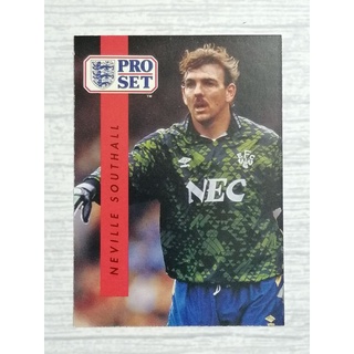 การ์ดบอลทีม เอฟเวอร์ตัน ( EVERTON ) PRO SET 1990-91 ENGLISH PREMIER LEAGUE