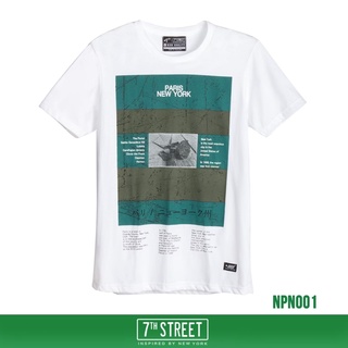 เสื้อยืดแขนสั้นผู้ชาย 7th Street รุ่น Paris NY