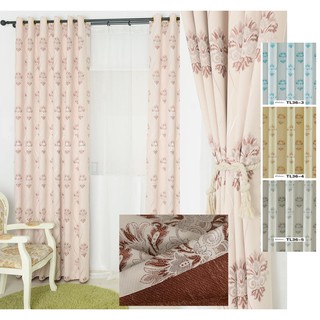 Curtain design ผ้าม่านประตู ผ้าม่านหน้าต่าง กันแสงได้ 50-60 % มีหลายขนาด/สีให้เลือก TL36