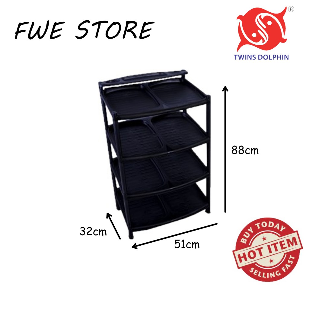 ชั้นวางรองเท้า Twins Dolphin 4 Stage / ตู้รองเท้า / อวัยวะรองเท้า