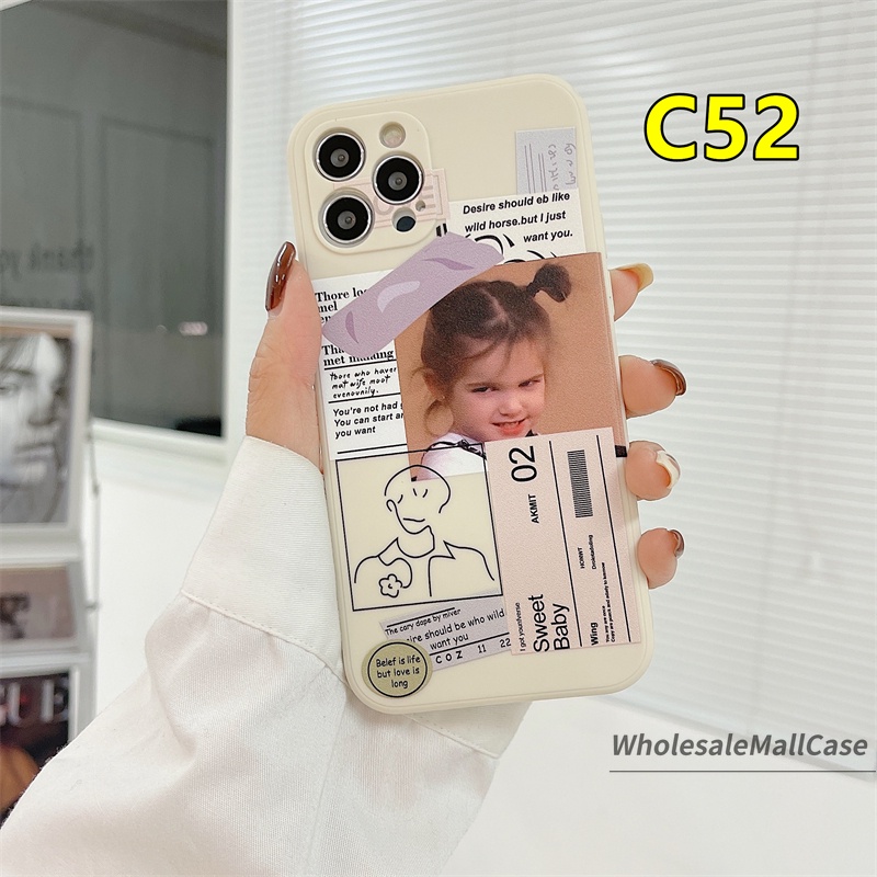 เคส ซิลิโคน Realme 5S 5 5i 6i C11 C20 C20 C15 C12 C11 2021 C21Y C25S C20A C17 7i C1 C2 C3 C3i Realme Narzo 20 10 Happy Boy Couple Shatter-resistant Mobile Phone Case #8