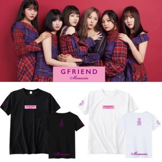 คอลูกเรือเสื้อยืด GFRIEND - Memoria FanmadeS-5XL