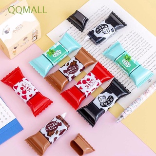 Qqmall Kawaii เทปลบคําผิดรูปทรงลูกอมไล่โทนสีเครื่องเขียนสําหรับเด็ก