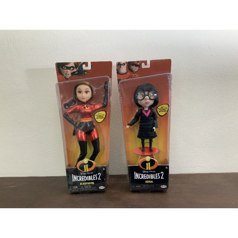 **กล่อง​ไม่​สวย*​*​ disney pixar incredibles​ 2 elastigirl​ edna mode Action Figure Doll ตุ๊กตา​ ดิส