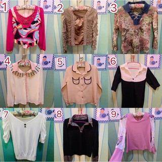 เสื้อมือ 2 สภาพ คัด 99% ทุกตัว พร้อมส่ง ใส่เอง ขายโละ