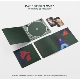 [พร้อมส่ง] Def. - EP Album Vol.1 [LOVE.]