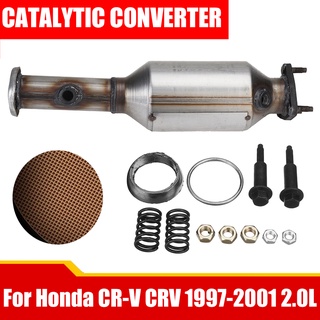 ตัวแปลงเร่งปฏิกิริยา สเตนเลส เซรามิค สําหรับ 1997 1998 1999 2000 2001 Honda CR-V CRV 2.0L