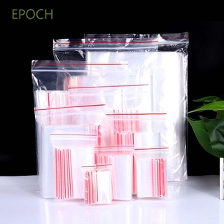 Epoch ถุงพลาสติกใสสําหรับใส่ขนมขบเคี้ยว 100 ชิ้น