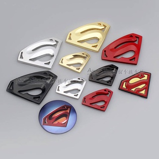 Car Sticker Superman Superman Car Body Sticker 3D Car Logo Metal Car Badge Sticker Modification Label Personalized Body Auto department store supplies