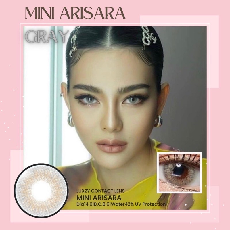 Luxzy Lens Mini Arisara Gray brown ค่าสาย0.00-1000 - jackbigeyes - ThaiPick