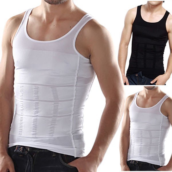 ideecraft เสื้อกล้าม เก็บพุง หุ่นดูดี สีขาว size S M L