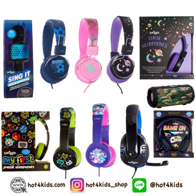 smiggle สมิกเกอร์ หูฟังเด็ก headphone💰จ่ายปลายทางได้ 💵 แท้ 💯 สินค้า