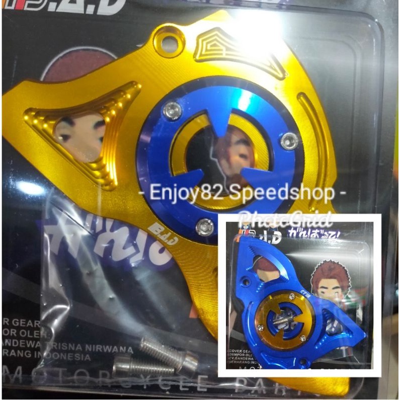 ฝาครอบเกียร์หน้า Vixion Mx king R15 V2 Xabre