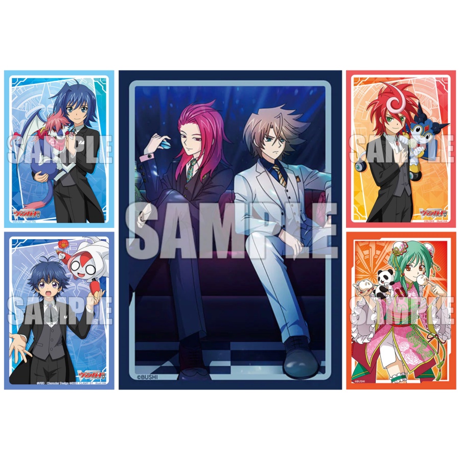 Bushiroad Sleeve Extra Mini Cardfight! Vanguard : Ren & Kai, Sendou Aichi, Kondo Yu-yu, Shindou Chro