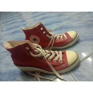 converse all star มีส้น สีแดง size5.5(24.5)