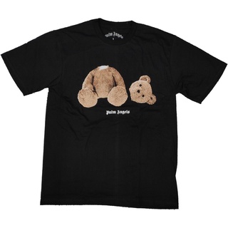 T-shirt⭐ Palm Angels ⭐ เสื้อยืด คอกลม แขนสั้น แฟชั่น หมี ปาล์ม แองเจิ้ล kill bear unisex