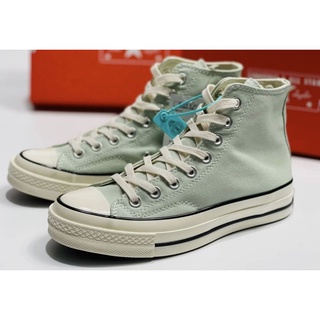 สินค้าขายดี!! (รองเท้าผ้าใบหุ้มข้อสีเขียวมิ้นพาสเทล) Converse  FirstString 1970s Repro​ Hi-Top