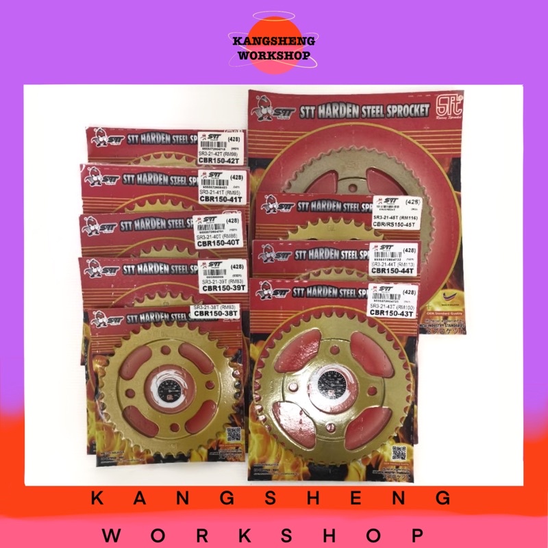 HONDA RS150 (428) SPOCKET - (14T/15T/16T/38T/39T/40T/41T~46T) (CBR150/RSX150 RS/RS150R/150R/CBR/RSX 